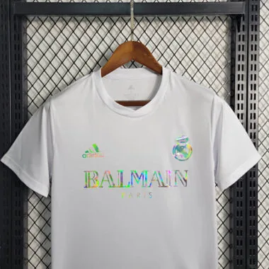 23-24 Real Madrid Special Editon Kit White Bling Shirt Cheap Soccer Jerseys