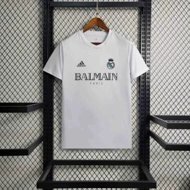 23-24 Real Madrid Special Editon Kit White Black Logo Shirt Cheap Soccer Jerseys