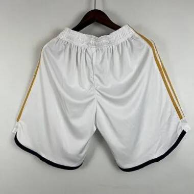 23-24 Real Madrid Home Shorts White Pants Cheap Football Kit