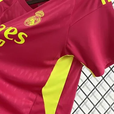 23-24 Real Madrid Goalkeeper Shirt Red Kit Cheap Soccer Jerseys