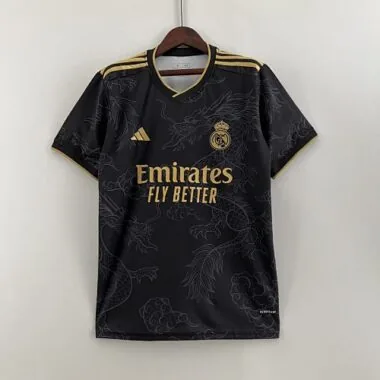 23-24 Real Madrid Special Edition Kit Black Dragon Shirt Soccer Jerseys Yupoo