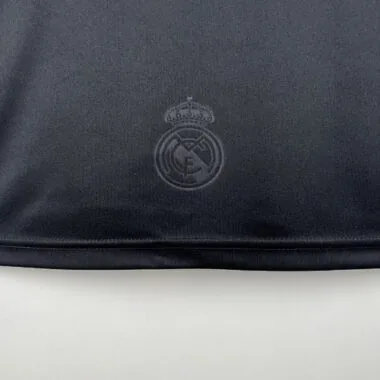 08-09 Real Madrid Retro Third Kit Vintage Black Shirt Football Jerseys