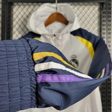 23-24 Real Madrid White Windbreaker New Jackets Soccer Jerseys