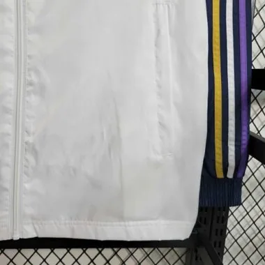23-24 Real Madrid White Windbreaker New Jackets Soccer Jerseys