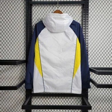 23-24 Real Madrid White Windbreaker New Jackets Soccer Jerseys