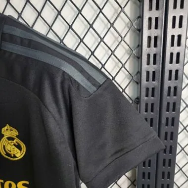 23-24 Real Madrid Third Kit Women Black Shirt Soccer Jerseys Yupoo