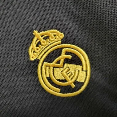 23-24 Real Madrid Third Kit Long Sleeve Black Shirt Soccer Jerseys