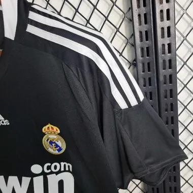 08-09 Real Madrid Retro Third Kit Vintage Black Shirt Soccer Jerseys Yupoo