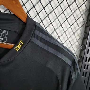 23-24 Real Madrid Third Kit Black Shirt Soccer Jerseys Yupoo