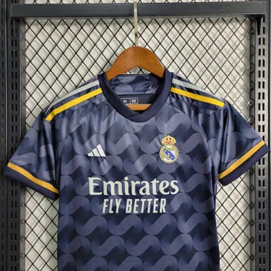 23-24 KIDS Real Madrid away size 16-28 Soccer Jersey