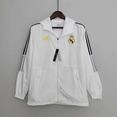 22-23 Real Madrid white windbreaker
