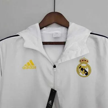 22-23 Real Madrid white windbreaker