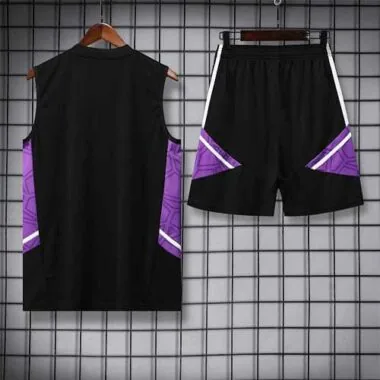 22-23 Real Madrid vest training suit kit black