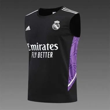 22-23 Real Madrid training suit kit Black