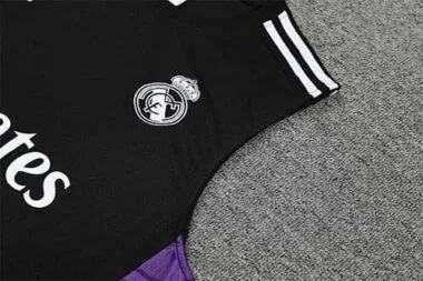 22-23 Real Madrid training suit kit Black