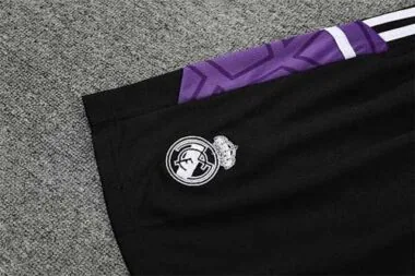 22-23 Real Madrid training suit kit Black