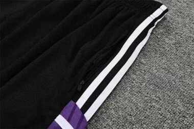 22-23 Real Madrid training suit kit Black