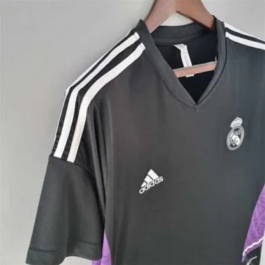 22-23 Real Madrid training suit blackpurple border
