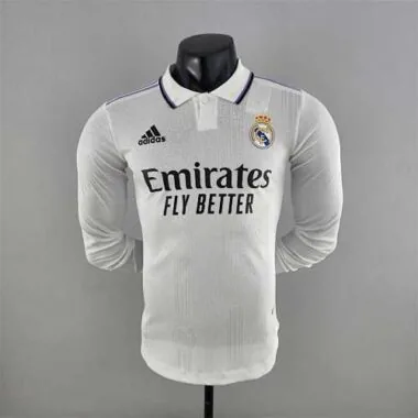 22-23 Real Madrid home long sleeve player version