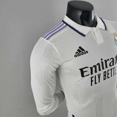 22-23 Real Madrid home long sleeve player version