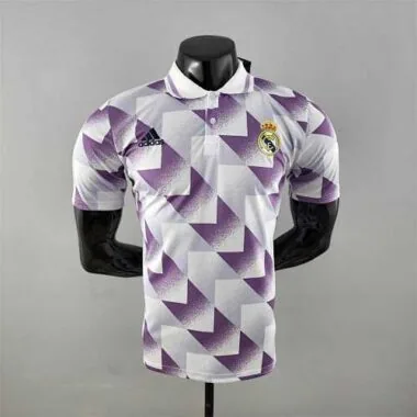 22-23 Real Madrid POLO purple-white