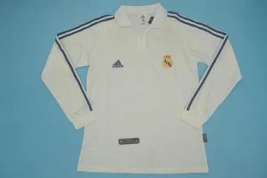 00-01 Real Madrid home long sleeve