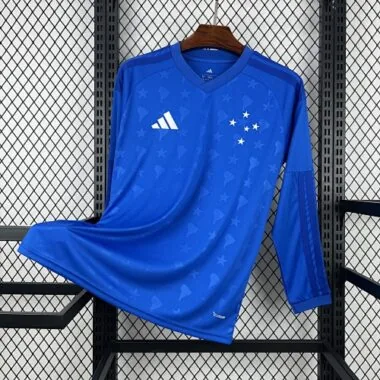 26-27 Cruzeiro Home Long sleeves Kit Soccer T-Shirt AAAAJersey Supply Yupoo