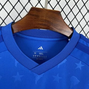 26-27 Cruzeiro Home Long sleeves Kit Soccer T-Shirt
