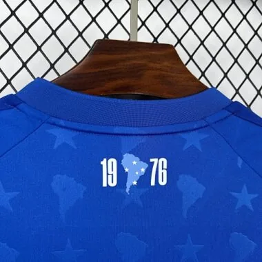 26-27 Cruzeiro Home Long sleeves Kit Soccer T-Shirt