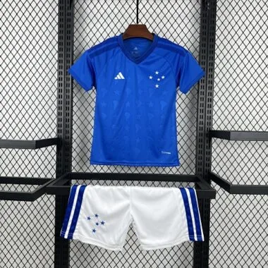26-27 Cruzeiro Home Kids Kit Soccer T-Shirt AAAAJersey Supply Yupoo