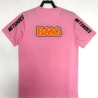11-12 Santos Pink Kit Retro Soccer T-Shirt