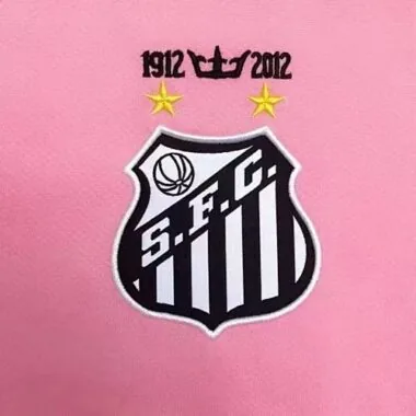 11-12 Santos Pink Kit Retro Soccer T-Shirt