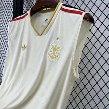 25-26 Flamengo Away Vest Kit Soccer T-Shirt
