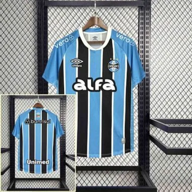 25-26 All sponsor Gremio home Kit Soccer T-Shirt AAAAJersey Supply Yupoo