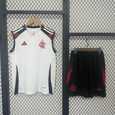 25-26 Flamengo Away Vest Kids Kit Soccer AAAAJersey Yupoo