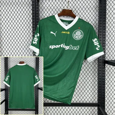 25-26 All Sponsor Palmeiras Home Kit Soccer AAAAJersey Yupoo
