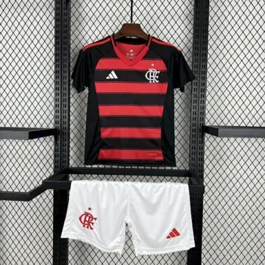25-26 Flamengo Home Kids Kit Soccer AAAAJersey Yupoo