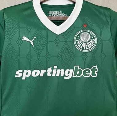 25-26 Palmeiras Home Woman Kit Soccer