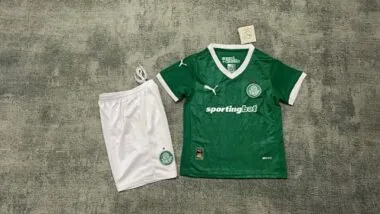 25-26 Palmeiras Home Kid Kits Soccer AAAAJersey Yupoo