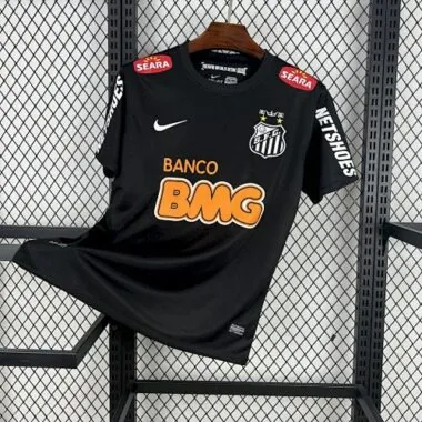11-12 Santos Black Kit Retro Soccer AAAAJersey Yupoo