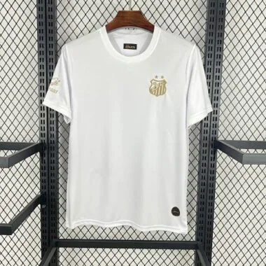 25-26 Santos White Kie Special Edition Soccer AAAAJersey Yupoo