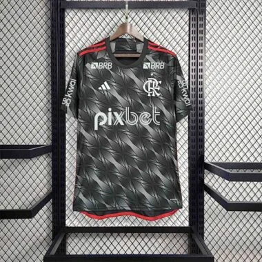 24-25 Flamengo All Sponsor Third Kit Football AAAAJersey