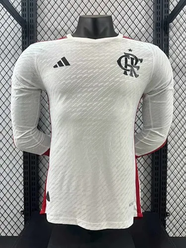 24-25 Flamengo Away Long sleeve Kit Player Version Football AAAAJersey