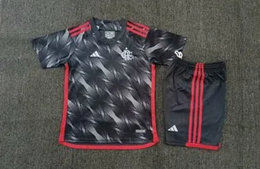 24-25 Flamengo Third Kids Kit Football AAAAJersey