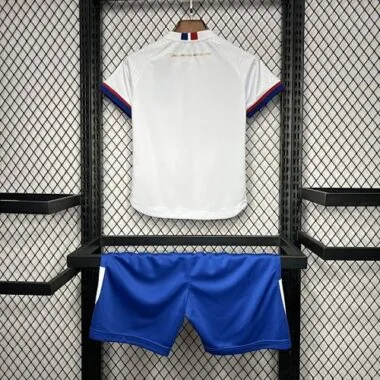 24-25 Bahia Away Kid Kits Youth Apparels Football