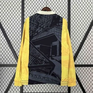 2024 Fluminese Trench Coat Reversible Windbreaker Double-Sides Jacket Soccer