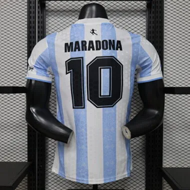 2026 Argentina Special Edition White Maradona#10 Kit Player Version Soccer T-Shirt