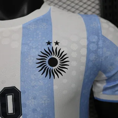 2026 Argentina Special Edition White Maradona#10 Kit Player Version Soccer T-Shirt