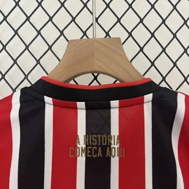 24-25 Sao Paulo Away Kid Kits Youth Apparels Football