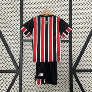 24-25 Sao Paulo Away Kid Kits Youth Apparels Football